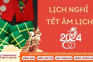 Tết Âm lịch năm 2024 vào ngày nào dương lịch, được nghỉ bao nhiêu ngày?