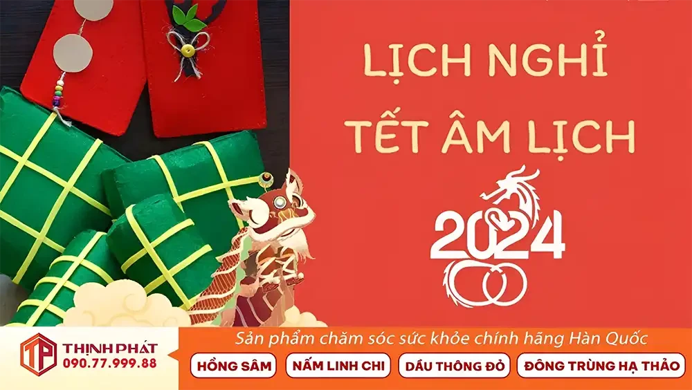Tết Âm lịch năm 2024 vào ngày nào dương lịch, được nghỉ bao nhiêu ngày?