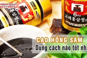 Cách sử dụng cao hồng sâm được nhiều người áp dụng nhất hiện nay
