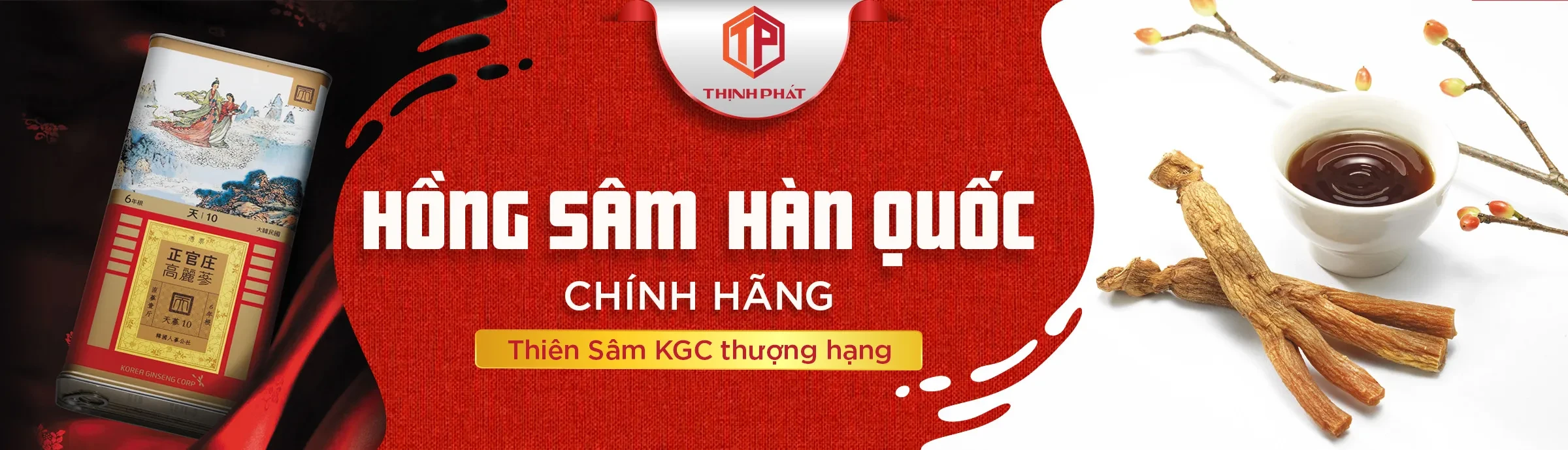 Hồng Sâm Hàn Quốc Chính Hãng - Thiên Sâm KGC Thượng Hạng