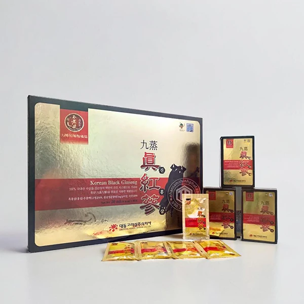 Nước hắc sâm Hàn Quốc cao cấp Daedong hộp 90 gói