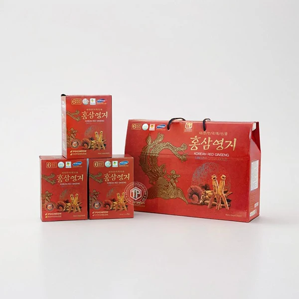 Nước hồng sâm linh chi Hàn Quốc chính hãng Pocheon