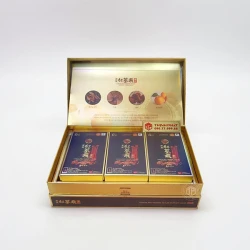 Nước Hồng Sâm nhung hươu linh chi táo đỏ KGS hộp 30 gói x 50ml