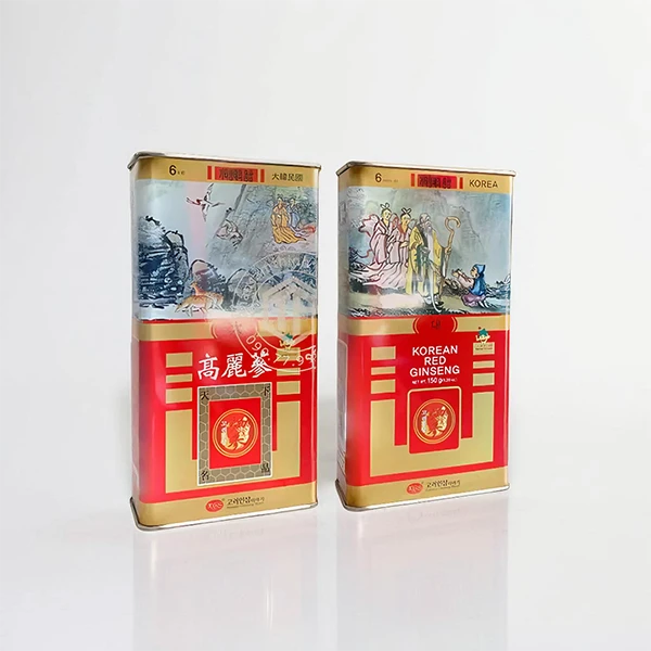Hồng sâm củ khô hộp thiếc KGS 150g Chính hãng Hàn Quốc
