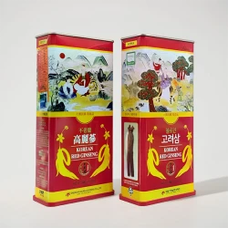 Hồng sâm khô hộp thiếc 300g 11 - 20 củ chính hãng Daedong Hàn Quốc