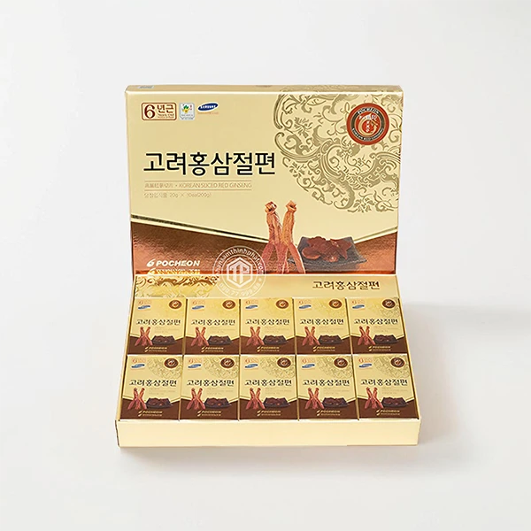Hồng sâm lát tẩm sâm Hàn Quốc chính hãng Pocheon hộp 200g
