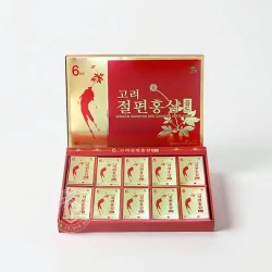 Hồng sâm thái lát tẩm mật ong chính hãng KGS sâm Hàn Quốc 6 năm tuổi