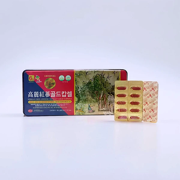 Viên hồng sâm nhung hươu linh chi KGS hộp 120 viên