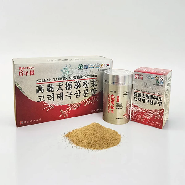 Bột Hồng Sâm Hàn Quốc 100% Dongil Hàn Quốc hộp 3 lọ x 100g chính hãng