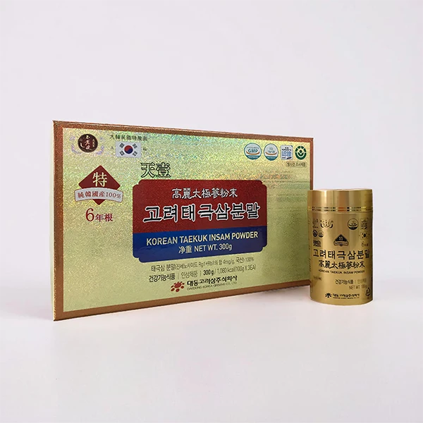 Bột thái cực sâm Hàn Quốc Daedong hộp 3 lọ x 100g