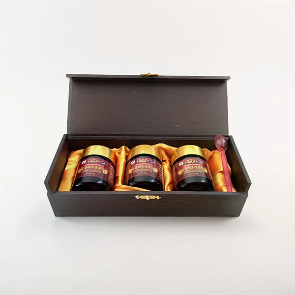 Cao Đông Trùng Hạ Thảo Hàn Quốc Gold hộp gỗ 3 lọ x 120g