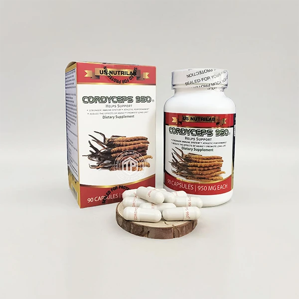 Đông trùng hạ thảo Cordyceps 950 của Mỹ hộp 90 viên