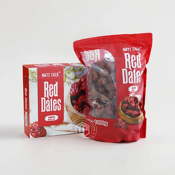 Táo đỏ sấy khô loại 1 hộp 1kg