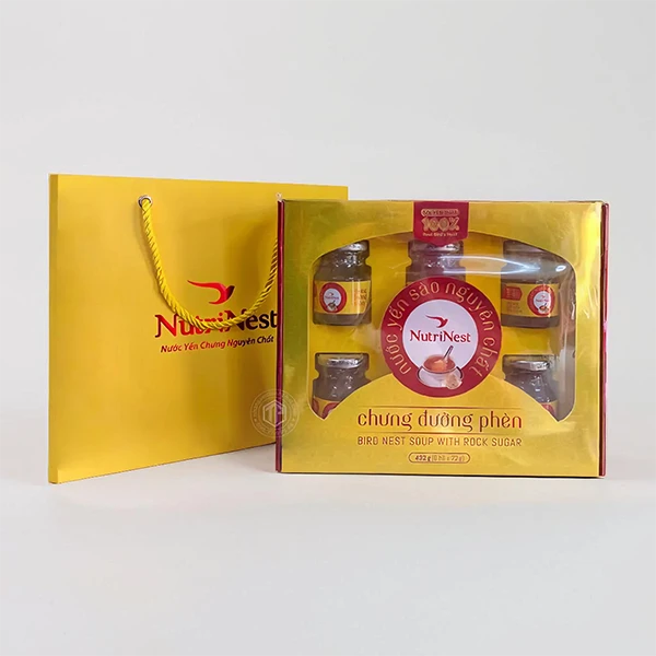 Yến chưng sẵn hộp 6 lọ Gold Bird Silver
