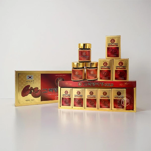 Cao linh chi Hàn Quốc chính hãng Pocheon hộp 5 lọ mỗi lọ 50g