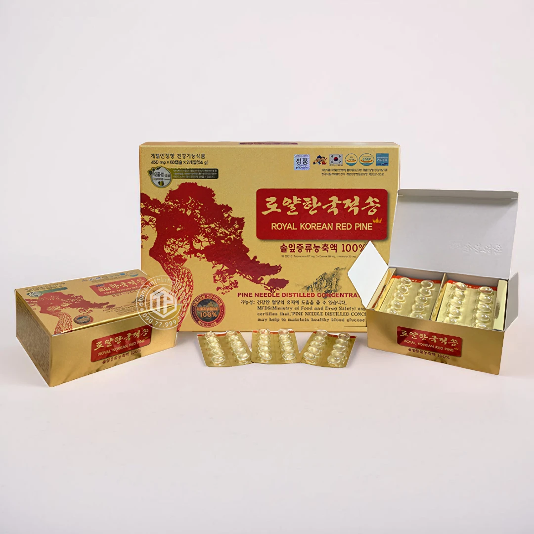 Viên tinh dầu thông đỏ Chính Phủ Royal 120 viên