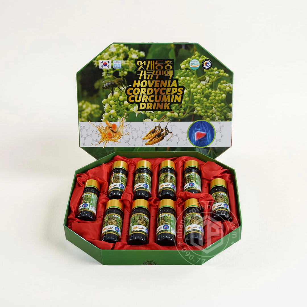 Nước bổ gan thanh lọc cơ thể Jeong Won Hàn Quốc hộp 10 chai x 100 ml