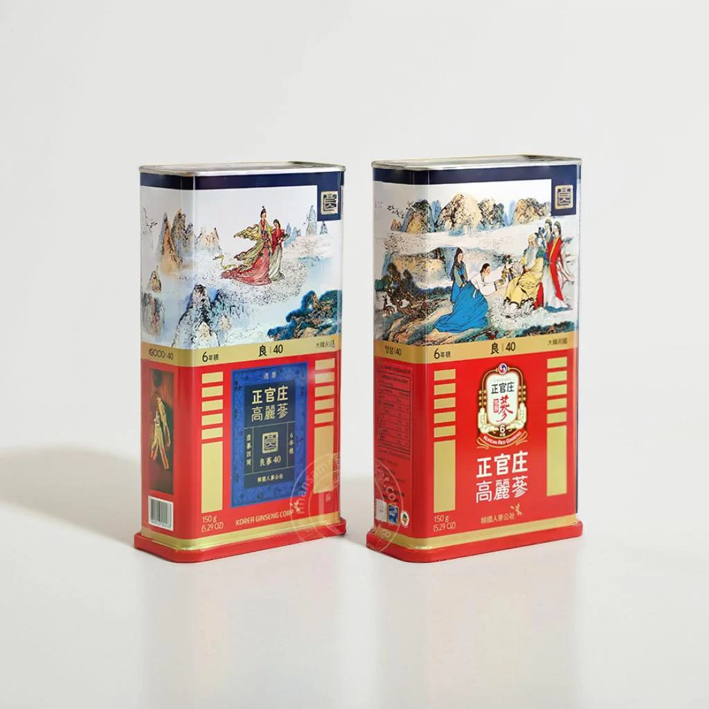 Hồng sâm củ khô KGC 150g 12 củ hộp thiếc hồng sâm Chính phủ Jung Kwan Jang hộp số 40