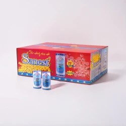 Nước Yến Sanest không đường thùng 30 lon