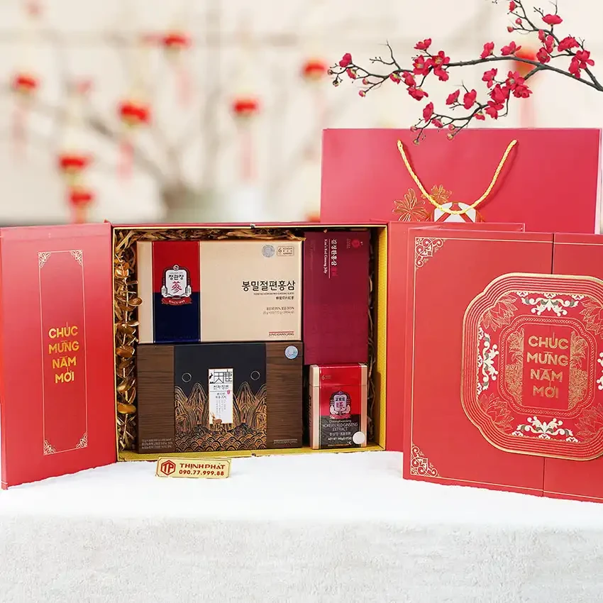 Hộp Quà Xuân Trường Thọ - Set 37 - Hộp quà tặng tết cao cấp Xuân 2026