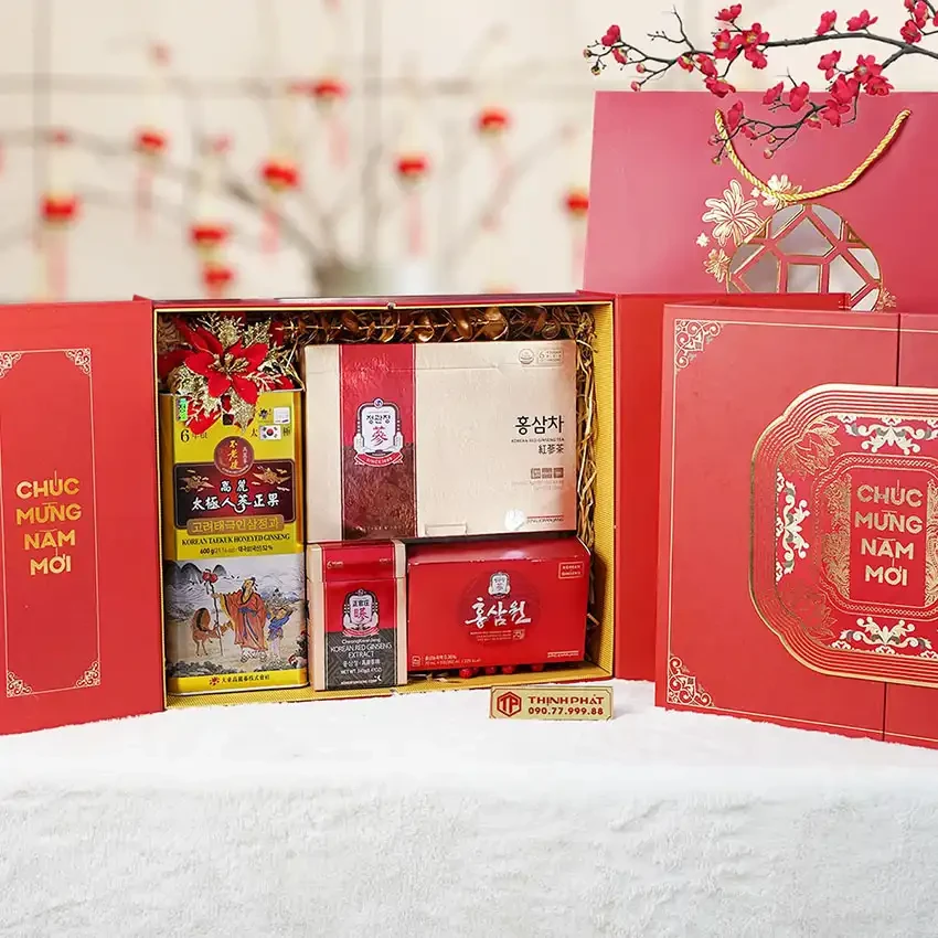 Hộp Quà Xuân Trường Thọ - Set 52 - Hộp quà tặng tết cao cấp Xuân 2026