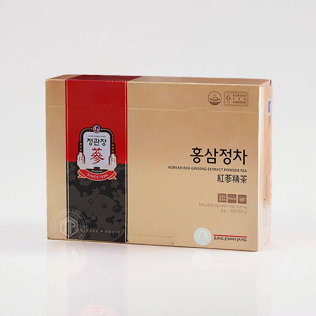 Trà hồng sâm KGC hộp 100 gói sâm Chính phủ Hàn Quốc Jung Kwan Jang