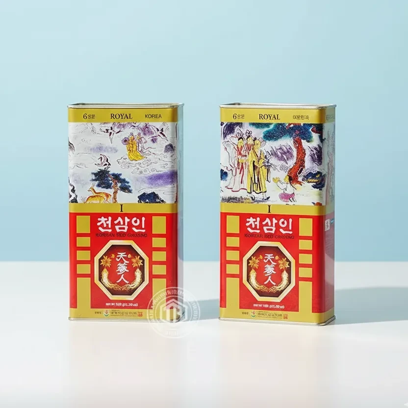 Hồng sâm củ khô hộp thiếc 150g Bio Chính hãng Hàn Quốc