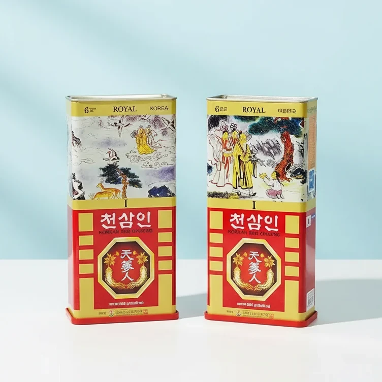 Hồng sâm củ khô hộp thiếc 300g Bio Chính hãng Hàn Quốc