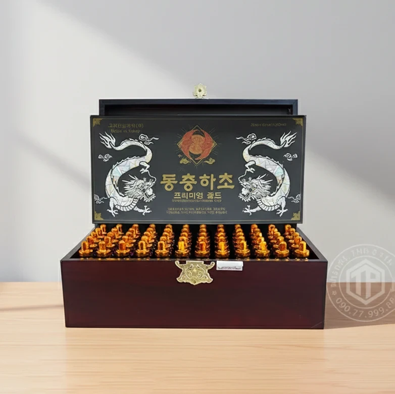 Nước đông trùng hạ thảo Hàn Quốc 60 ống chính hãng