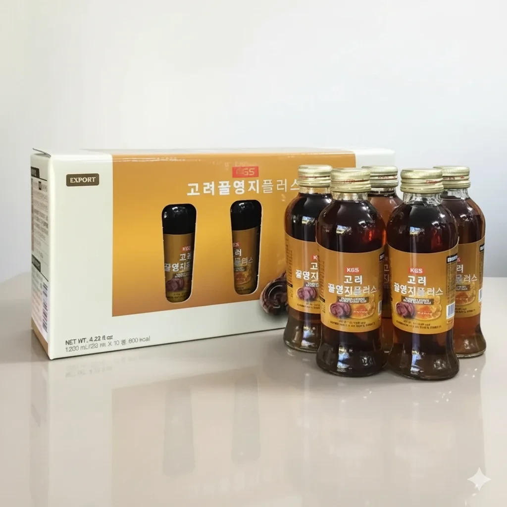 Nước linh chi mật ong KGS hộp 10 chai