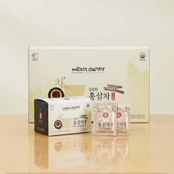 Trà hồng sâm Hàn Quốc cao cấp Red Ginseng hộp 60 gói x 3g