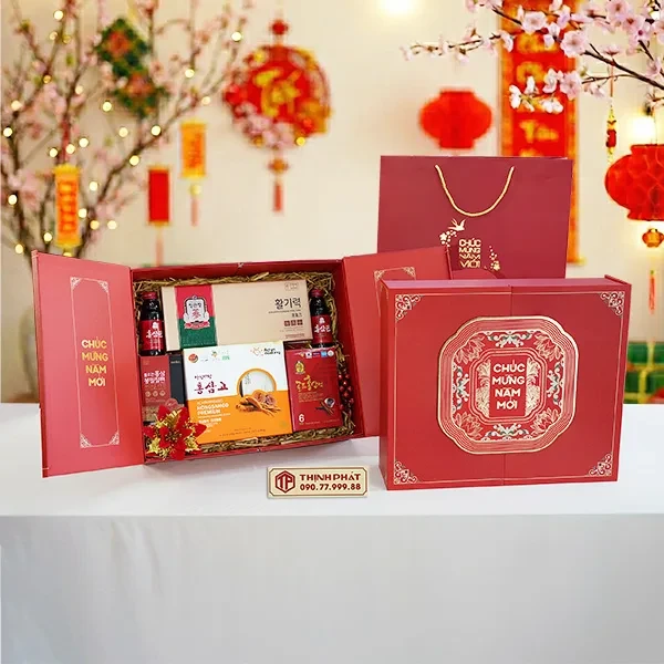 Hộp Quà Xuân Bách Lộc - Set 26 - Hộp quà tặng tết cao cấp Xuân 2026