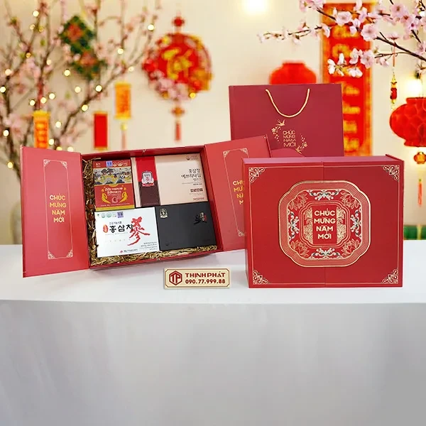 Hộp Quà Xuân Trường Thọ - Set 54 - Hộp quà tặng tết cao cấp Xuân 2026