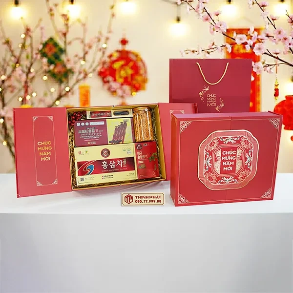 Hộp Quà Xuân Bách Lộc - Set 23 - Hộp quà tặng tết cao cấp Xuân 2026