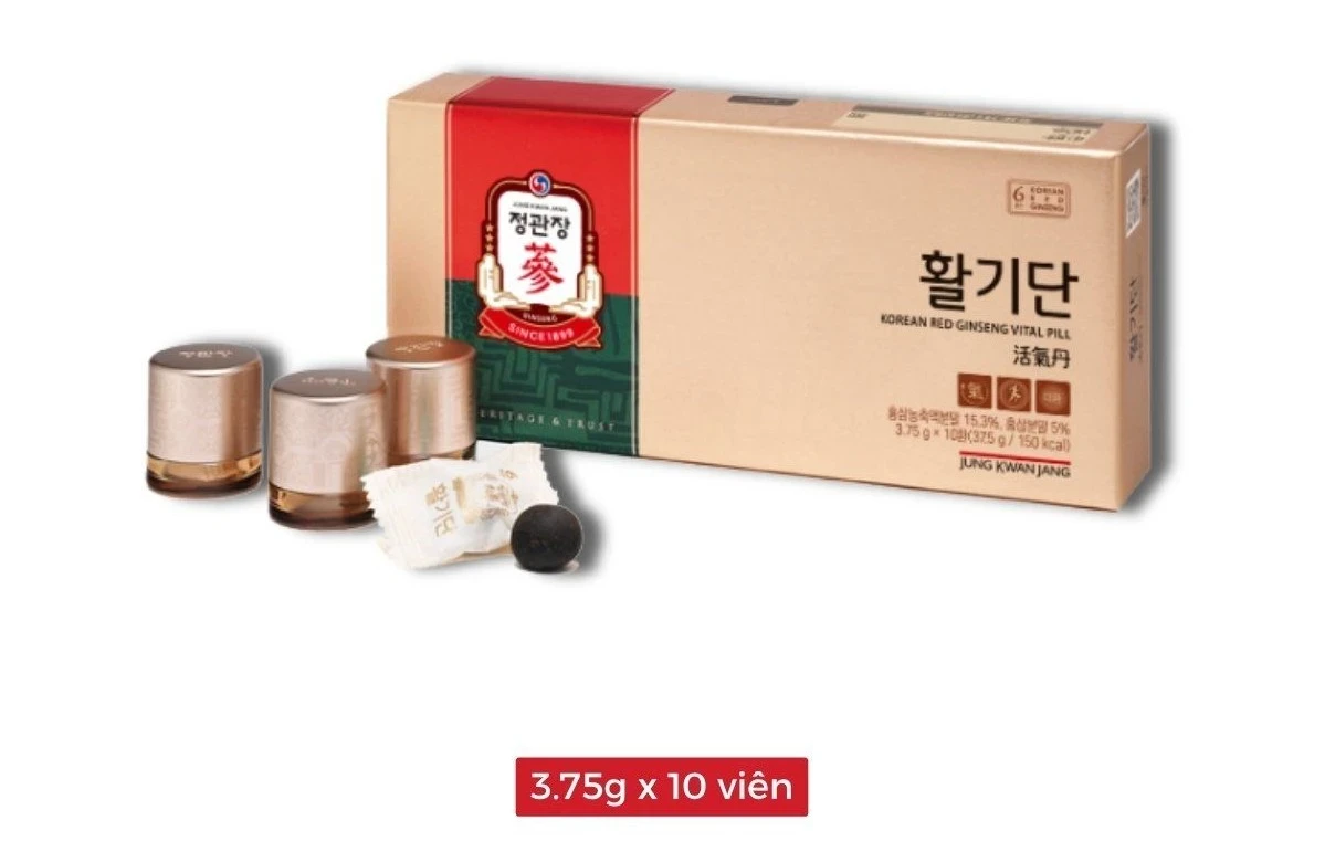 Viên Hồng Sâm Vital Pill 3.75g x 10 Viên