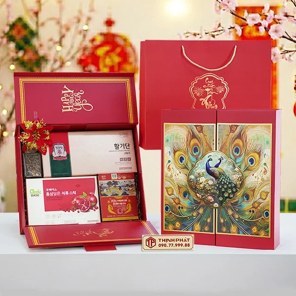 Hộp Quà Xuân Trường Thọ - Set 37 - Hộp quà tặng tết cao cấp Xuân 2026