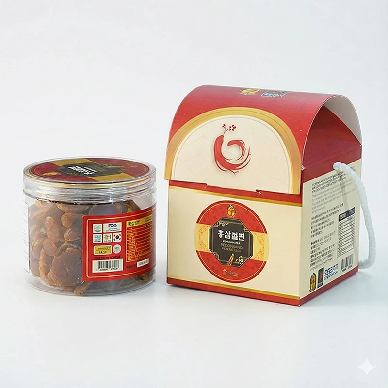 Hồng sâm lát tẩm mật ong hộp 200g