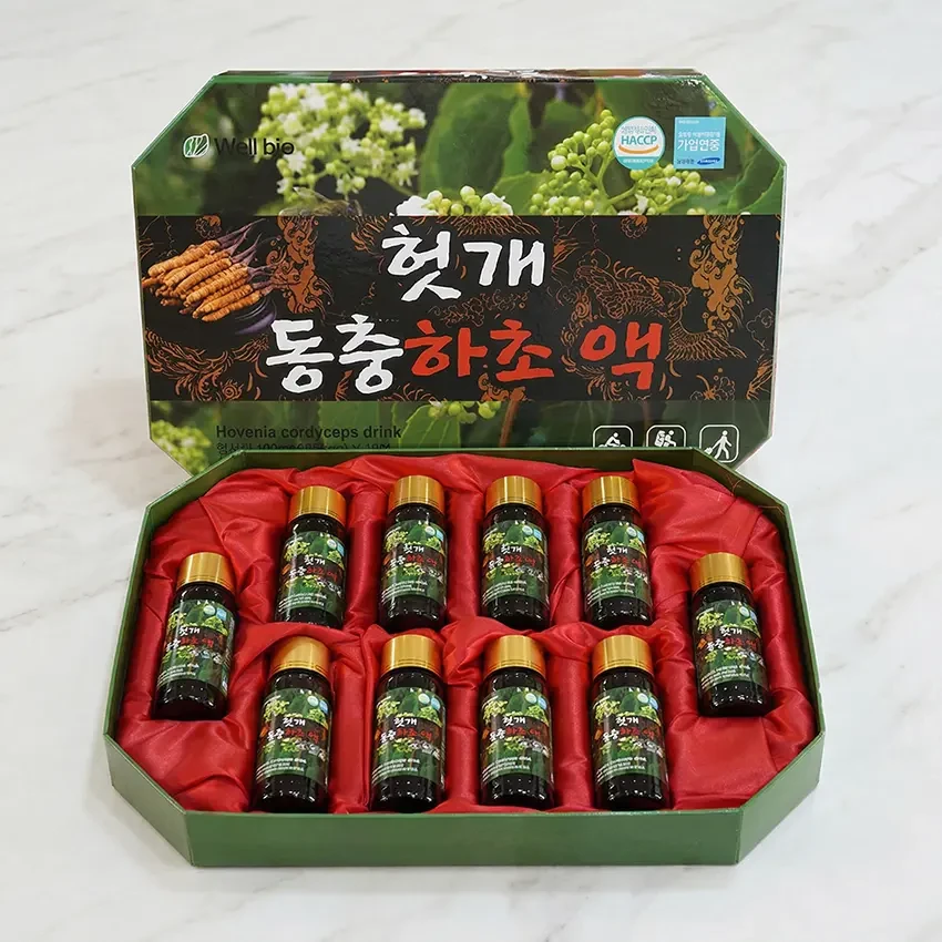 Nước bổ gan thanh lọc cơ thể Jeong Won Hàn Quốc hộp 10 chai x 100 ml