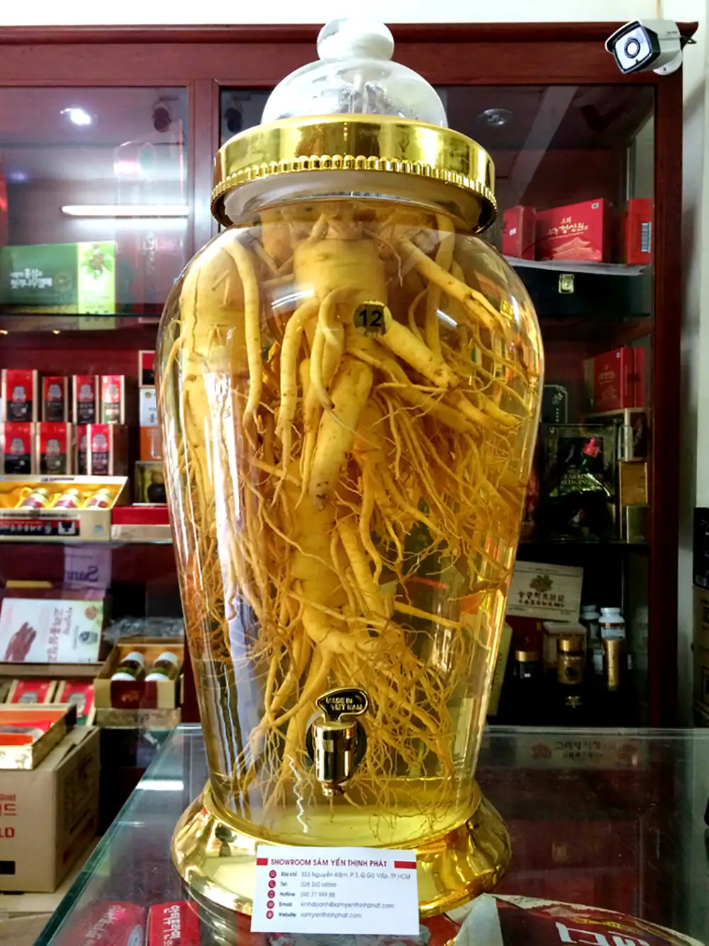 Rượu ngâm nhân sâm có thể để được rất lâu nếu được bảo quản đúng cách 