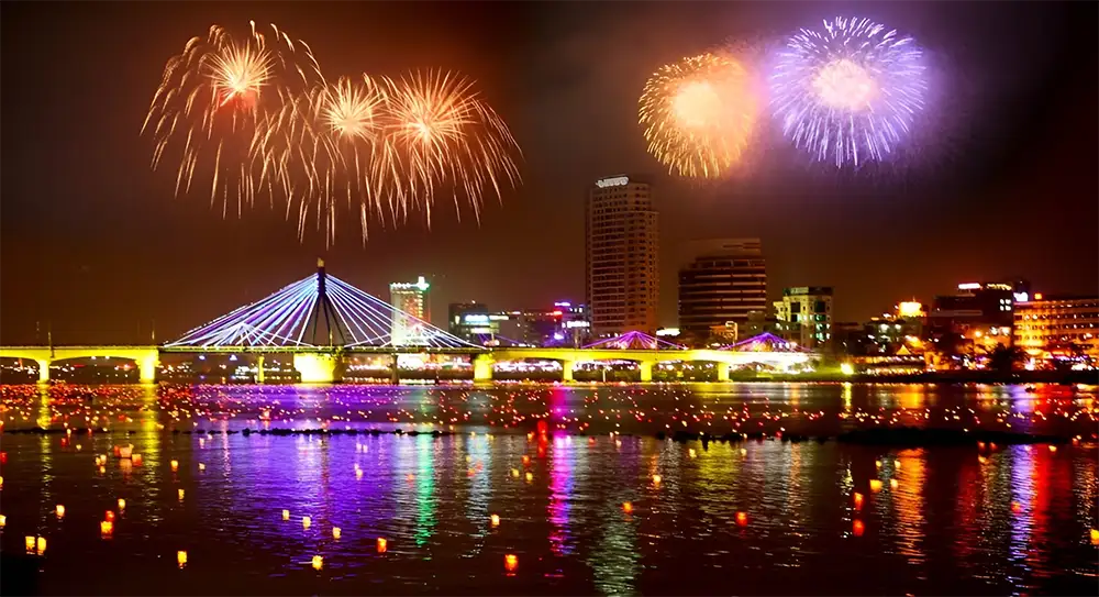 Điểm bắn pháo hoa tại thành phố Đà Nẵng