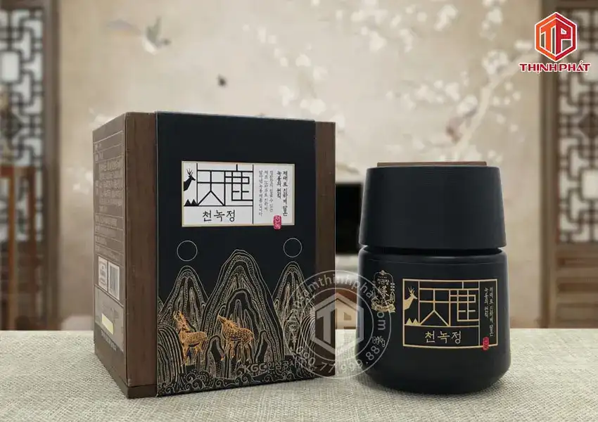 Cao hồng hồng sâm nhung hươu KGC chính hãng lọ 180g Cao hồng hồng sâm nhung hươu KGC chính hãng lọ 180g