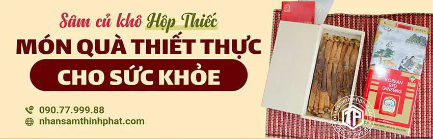 Hồng sâm củ khô - Món quà thiết thực cho sức khỏe Hồng sâm củ khô - Món quà thiết thực cho sức khỏe