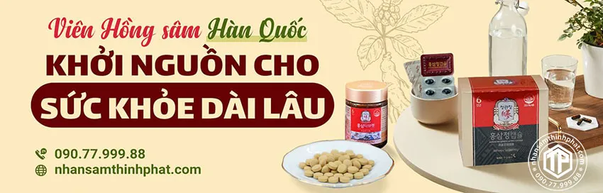 Viên hồng sâm - Khởi nguồn cho sức khỏe dài lâu