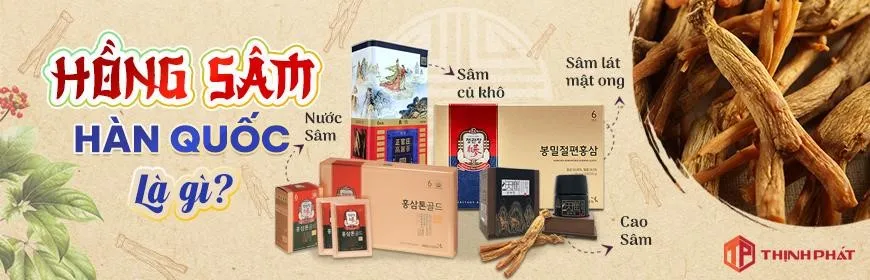 Hồng sâm Hàn Quốc là gì?