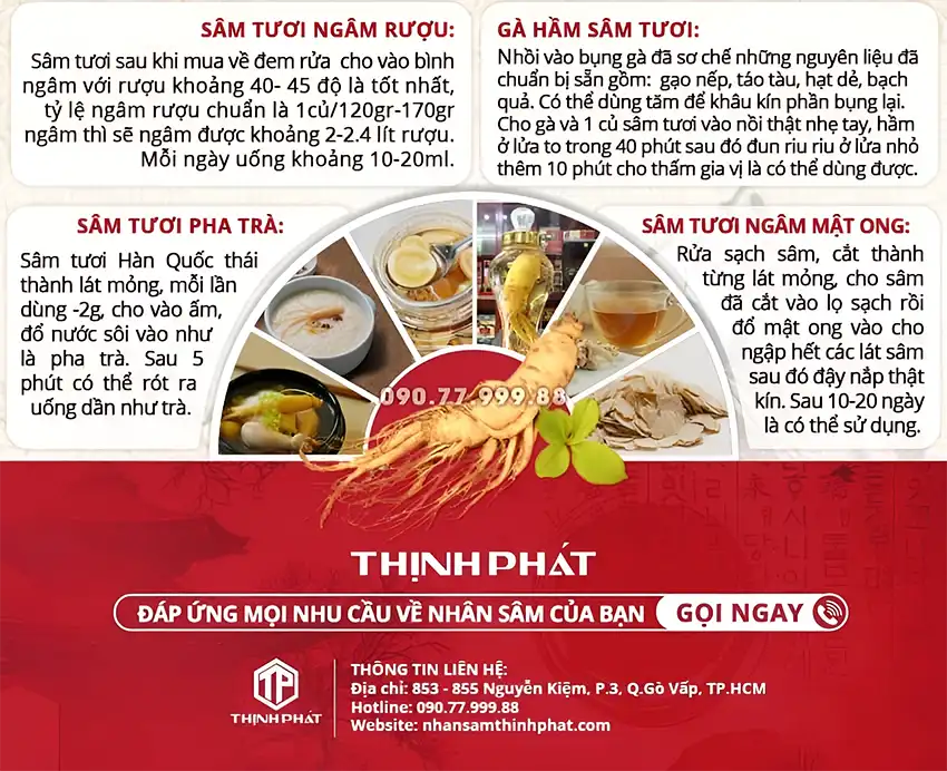 Giới thiệu sâm tươi Hàn Quốc Giới thiệu sâm tươi Hàn Quốc