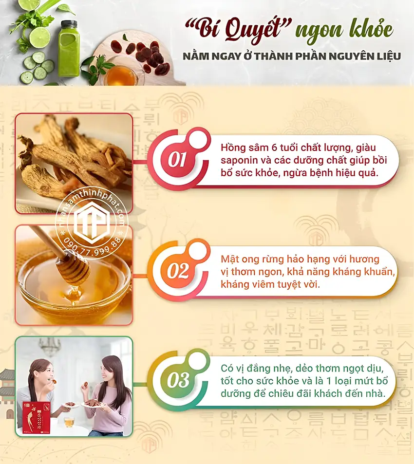 Sâm tẩm mật ong - Bí quyết ngon khỏe nằm ngay ở thành phần nguyên liệu Sâm tẩm mật ong - Bí quyết ngon khỏe nằm ngay ở thành phần nguyên liệu