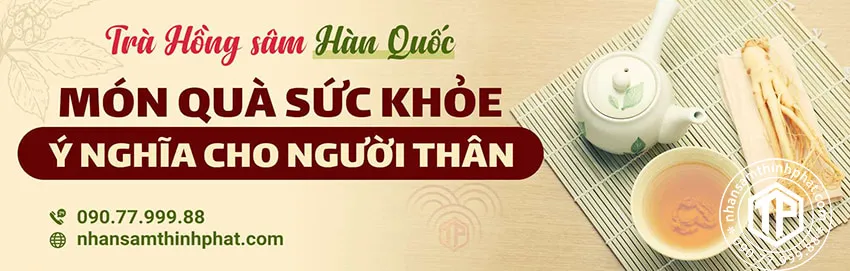 Trà hồng sầm Hàn Quốc - Món quà sức khỏe cho người thân