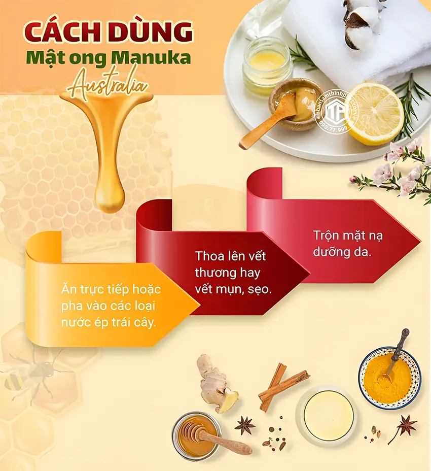Cách Dùng Mật Ong Manuka Úc