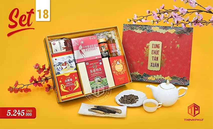 Hộp quà Xuân Trường Thọ set 18