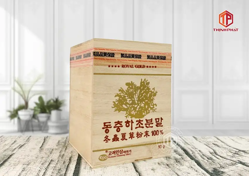 Bột đông trùng hạ thảo Hàn Quốc nguyên chất 100% hộp 1 lọ x 90g Bột đông trùng hạ thảo Hàn Quốc nguyên chất 100% hộp 1 lọ x 90g